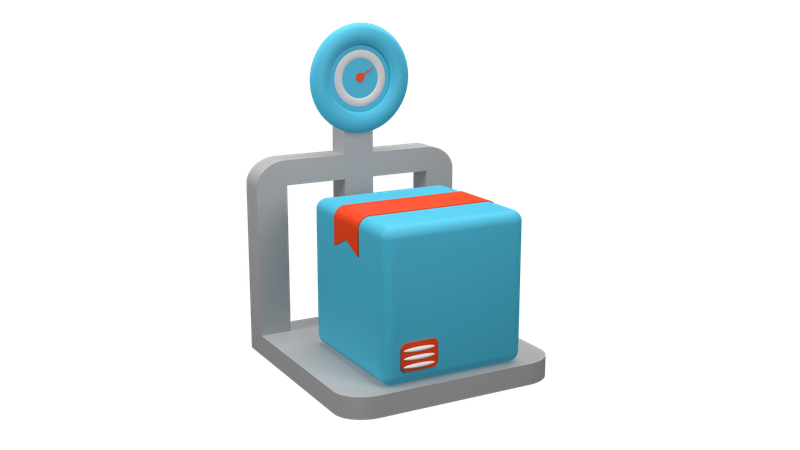 웨이트 머신  3D Icon