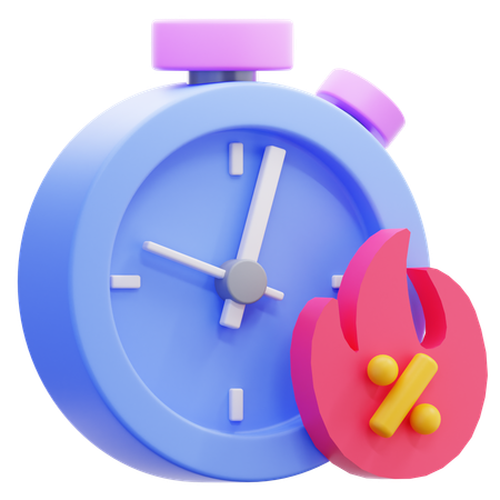 제한된 시간 제공  3D Icon