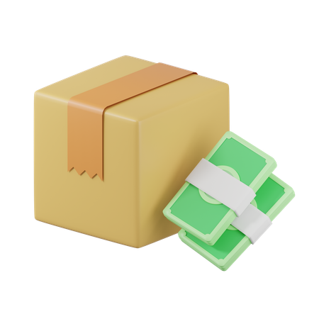 배송비  3D Icon