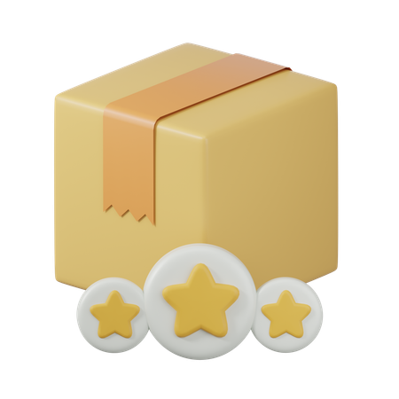 배달 평가  3D Icon