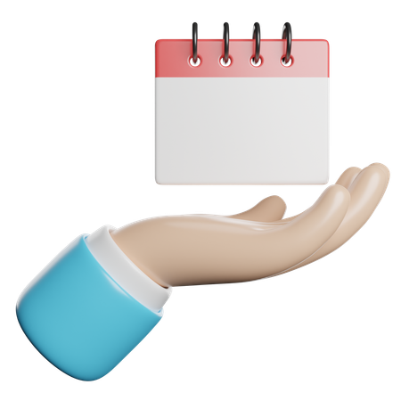날짜  3D Icon