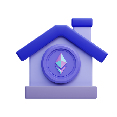 イーサリアムハウス  3D Icon