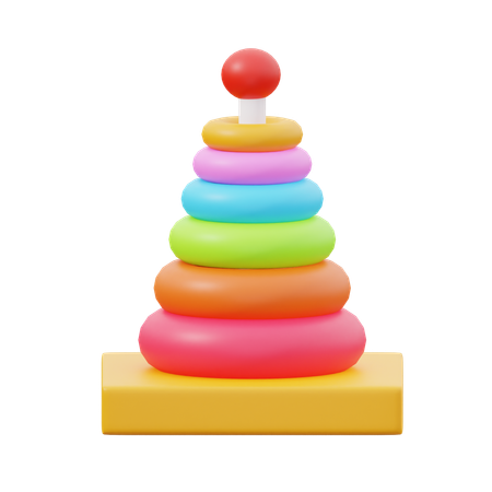 반지 장난감  3D Icon