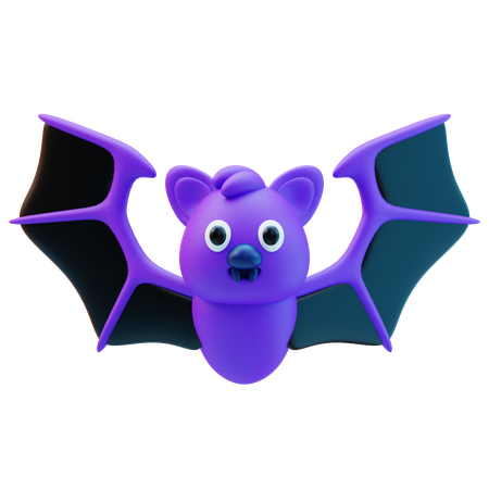 사악한 박쥐  3D Icon