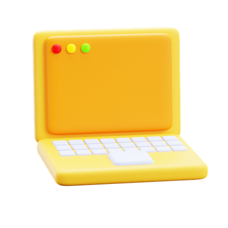 랩탑  3D Icon