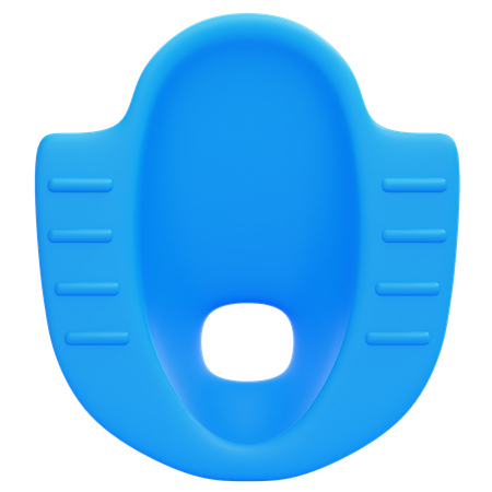 しゃがみ式トイレ  3D Icon