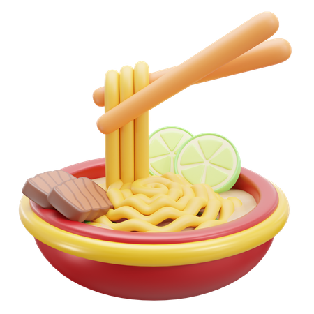 麺類  3D Icon