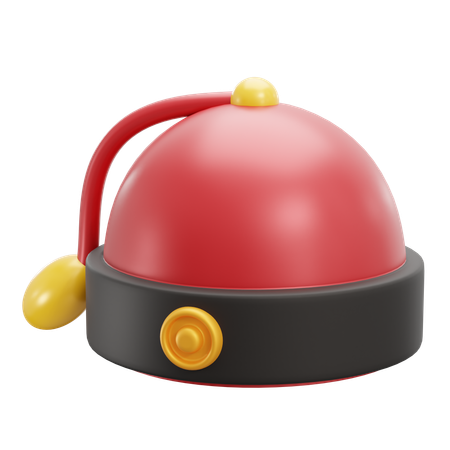 중국 모자  3D Icon