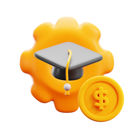 아카데미 장학금  3D Icon