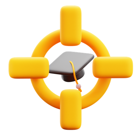 장학금 대상  3D Icon
