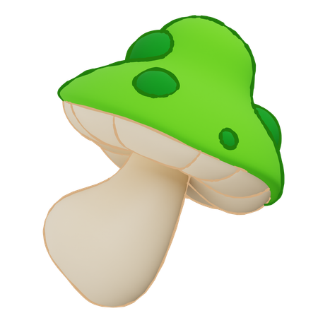 キノコ  3D Icon