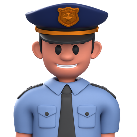 경찰  3D Icon