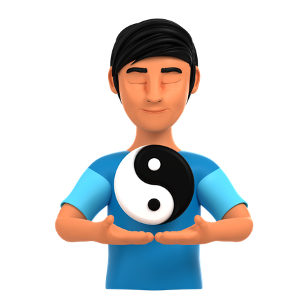 영적 건강  3D Icon