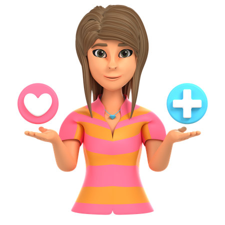 陽性  3D Icon