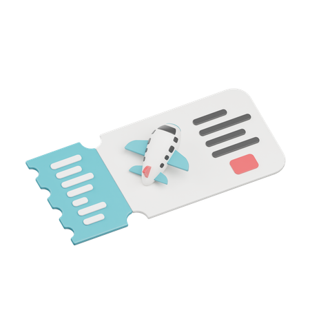 チケット予約  3D Icon