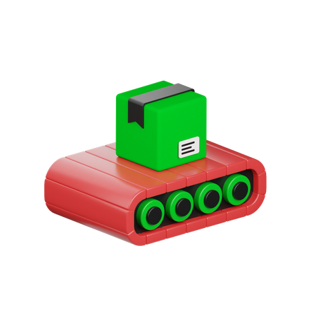 컨베이어 벨트  3D Icon
