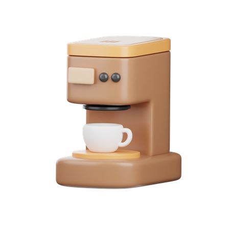 커피 머신  3D Icon