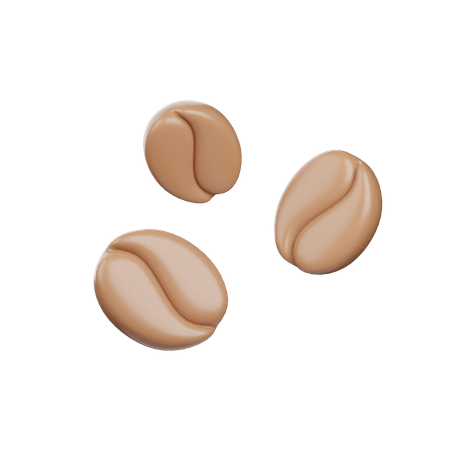 커피 콩  3D Icon