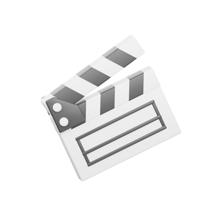カチンコ  3D Icon