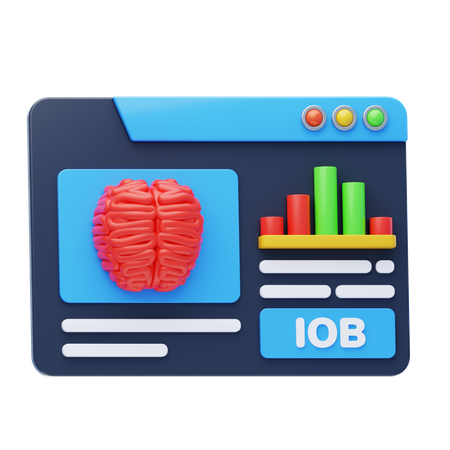 행동 인터넷  3D Icon