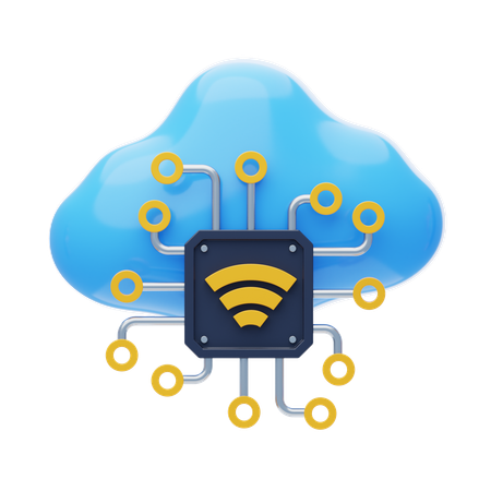사물 인터넷  3D Icon