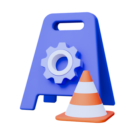 진행중인 작업  3D Icon