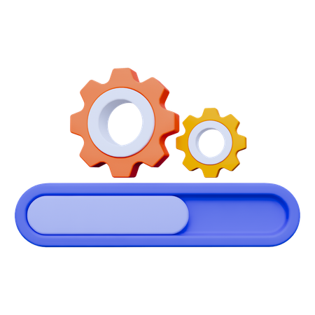 로딩 과정  3D Icon
