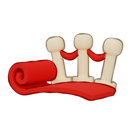 레드 카펫  3D Icon
