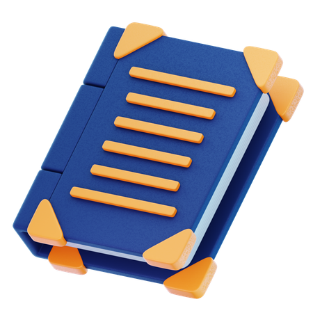 本  3D Icon