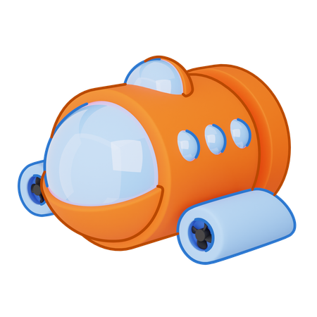 잠수함  3D Icon