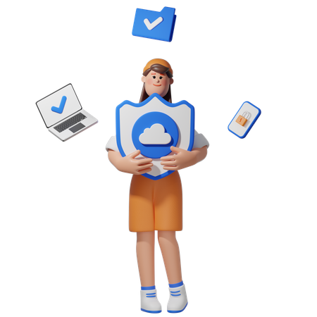 장치에 설치된 보안  3D Icon