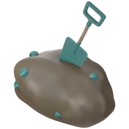 土壌の準備  3D Icon
