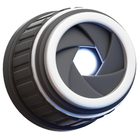 絞り  3D Icon