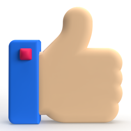 엄지손가락  3D Icon