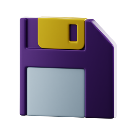 플로피 디스크  3D Icon