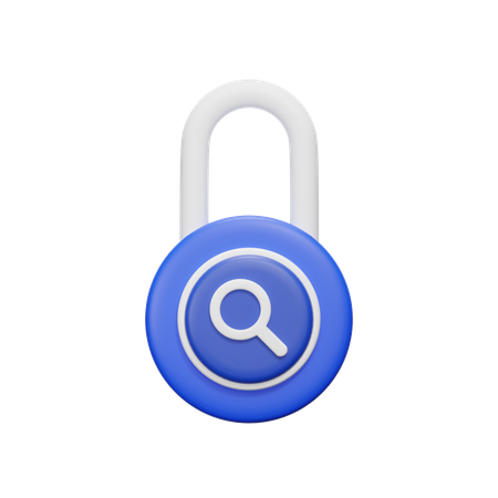 자물쇠 검색  3D Icon