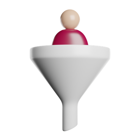 사용자 유입경로  3D Icon