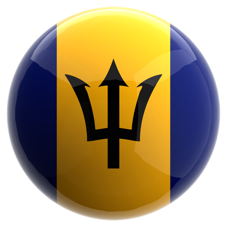 바베이도스  3D Icon