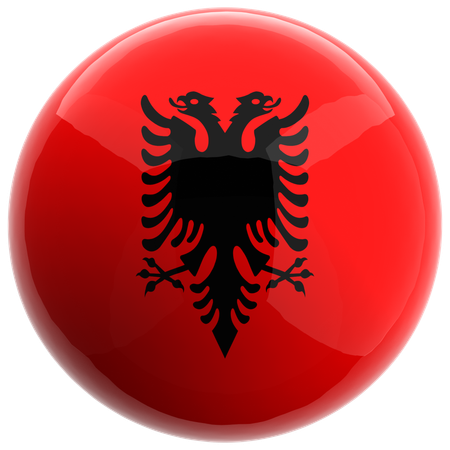 알바니아  3D Icon
