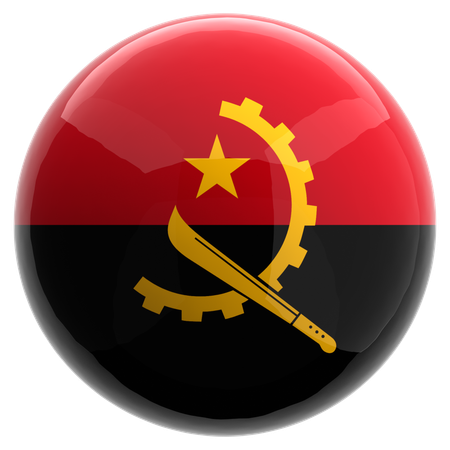 앙골라  3D Icon