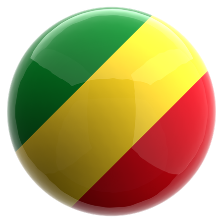 콩고  3D Icon