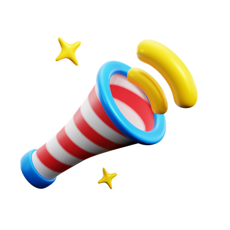 무료 에어 혼  3D Icon
