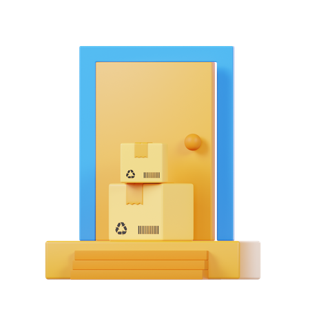 택배  3D Icon