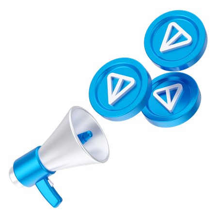トンコイン広告  3D Icon