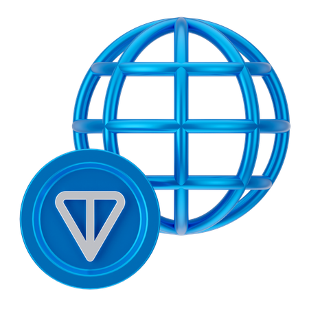 グローバルトンコイン  3D Icon