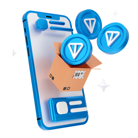 オンライントンコインボックス  3D Icon