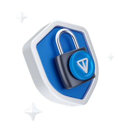 トンコインセキュリティ  3D Icon