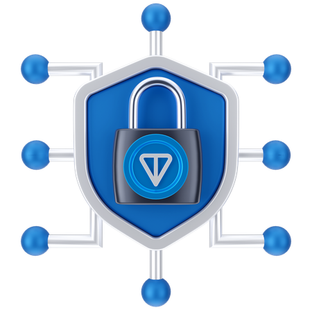 トンコインロック  3D Icon