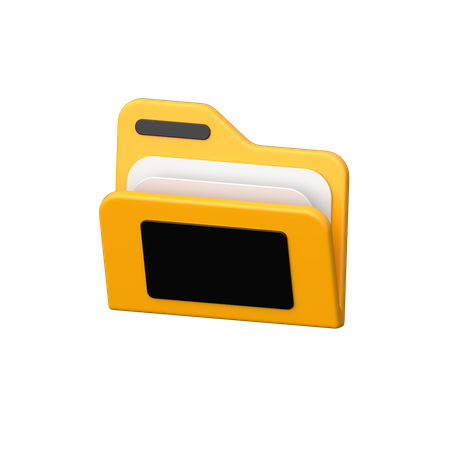 폴더  3D Icon