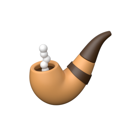 시가 파이프  3D Icon